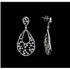 Image 2 : 2.19 ctw Diamond Earrings - 14KT White Gold