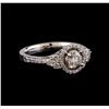 Image 1 : 1.08 ctw Diamond Ring - 14KT White Gold