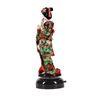 Image 4 : Beijing Silk Figure Doll on Stand- Satin and Silk Garb