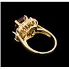 Image 3 : 2.65 ctw Ametrine and Diamond Ring - 14KT Yellow Gold