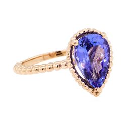 2.72 ctw Tanzanite Ring - 14KT Rose Gold