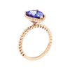 Image 4 : 2.72 ctw Tanzanite Ring - 14KT Rose Gold