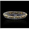 Image 1 : 0.43 ctw Diamond Bracelet - 14KT Two-Tone Gold