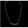 Image 2 : 14KT Yellow Gold 0.84 ctw Diamond Necklace