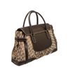 Image 3 : Gucci Beige Canvas Monogram Brown Leather Dialux Queen Bag