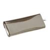 Image 3 : Gucci Metallic Silver Leather Evening Clutch Bag