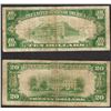 Image 2 : 1929 $10 & $20 New York New York National Currency Note CH# 2370