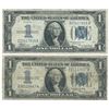 Image 1 : 1934 $1 Silver Certificate Currency Lot of 2