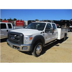 2012 FORD F450 SERVICE TRUCK, VIN/SN:1FD0W4HT9CEB97211 - 4X4, CREW CAB, DIESEL , A/T, MONROE SERVICE