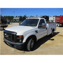 2008 FORD F250 SERVICE TRUCK, VIN/SN:1FDSF20RX8EC04137 - V8 POWERSTROKE DIESEL , A/T, KNAPHEIDE BODY