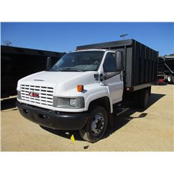 2006 GMC 5500 DUMP, VIN/SN:1GDE5C1256F421299 - S/A, DURAMAX DIESEL ENGINE, A/T, 12' DUMP BODY, ODOME