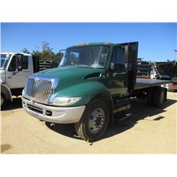 2007 INTERNATIONAL 4300 FLATBED DUMP, VIN/SN:1HTMMAAL17H427867 - S/A, IHC DIESEL ENGINE, A/T, 18' 6"