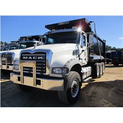 2016 MACK GU713 DUMP, VIN/SN:1M2AX07C0GM060309 - TRI-AXLE, 455 HP MACK MP8 ENGINE, ALLISON A/T, 44K 