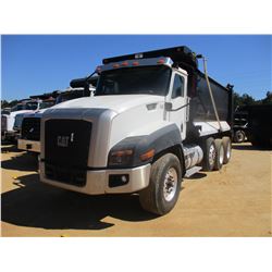 2012 CAT CT660S DUMP, VIN/SN:1HTJGTKT1CJ077034 - TRI-AXLE, 430HP CAT C13 DIESEL ENGINE, A/T, 46K REA