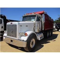 2002 PETERBILT 378 DUMP TRUCK, VIN/SN:1XPFPBTXX2D574996 - TRI-AXLE, CAT DIESEL ENGINBE, 8LL TRANS, 4
