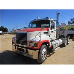 2014 MACK CHU613 TRUCK TRACTOR, VIN/SN:1M1AN09Y1EM015797 - T/A, 415 HP MACK MP8 ENGINE, 10 SPEED TRA