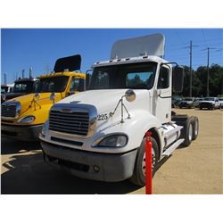 2007 FREIGHTLINER COLUMBIA TRUCK TRACTOR, VIN/SN:1FUJA6CK77LX77200 - T/A, S60 DETROIT DIESEL ENGINE,