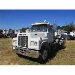 1985 MACK R686T TRUCK TRACTOR, VIN/SN:1M2N185YXFA098758 - S/A, MACK DIESEL ENGINE, 6 SPEED TRANS, 17
