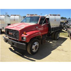 1999 GMC C5500 FLATBED, VIN/SN:1GDG6H1B6XJ510848 - S/A, GAS ENGINE, A/T, 12' FLATBED BODY W/SIDES, O