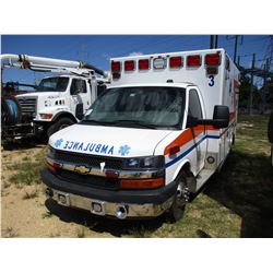 2014 CHEVROLET 4500 AMBULANCE, VIN/SN:1GB6G5CL0E1131511 - DURAMAX DIESEL ENGINE, A/T, AMBULANCE BODY