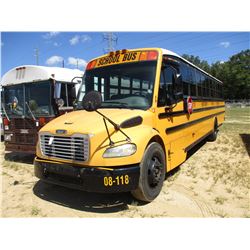 THOMAS SAF-T LINER C2 SCHOOL BUS, VIN/SN:4UZABRCS48CY48372 - S/A, 49 PASSENGER, 260 HP MERCEDES-BENZ