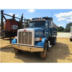2008 PETERBILT 365 DUMP, VIN/SN:1NP5LF9X88D757549 - T/A, CAT C9 DIESEL ENGINE, A/T, 40K REARS, 14,32