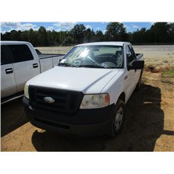 2007 FORD F150 VIN/SN:1FTRF12V97NA57850 - EXTENDED CAB, GAS ENGINE, A/T, ODOMETER READING 213,366 MI