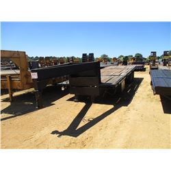 GOOSENECK TRAILER, - T/A, 32' LENGTH (BILL OF SALE ONLY)