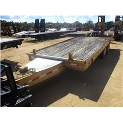 TAG TRAILER, - T/A, 23' LENGTH, 96" WIDTH, DOVETAIL, RAMPS, AIR BRAKES, PENTLE HITCH, 10R17.5 TIRES