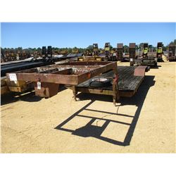 GOOSENECK TRAILER, - 19' LENGTH, FIFTH WHEEL HITCH, 7.00-15 TIRES