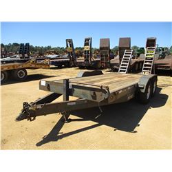 2007 TRAILER WORLD EM716 UTILITY TRAILER, VIN/SN:1TTEM716373879156 - T/A, 16' LENGTH, RAMPS