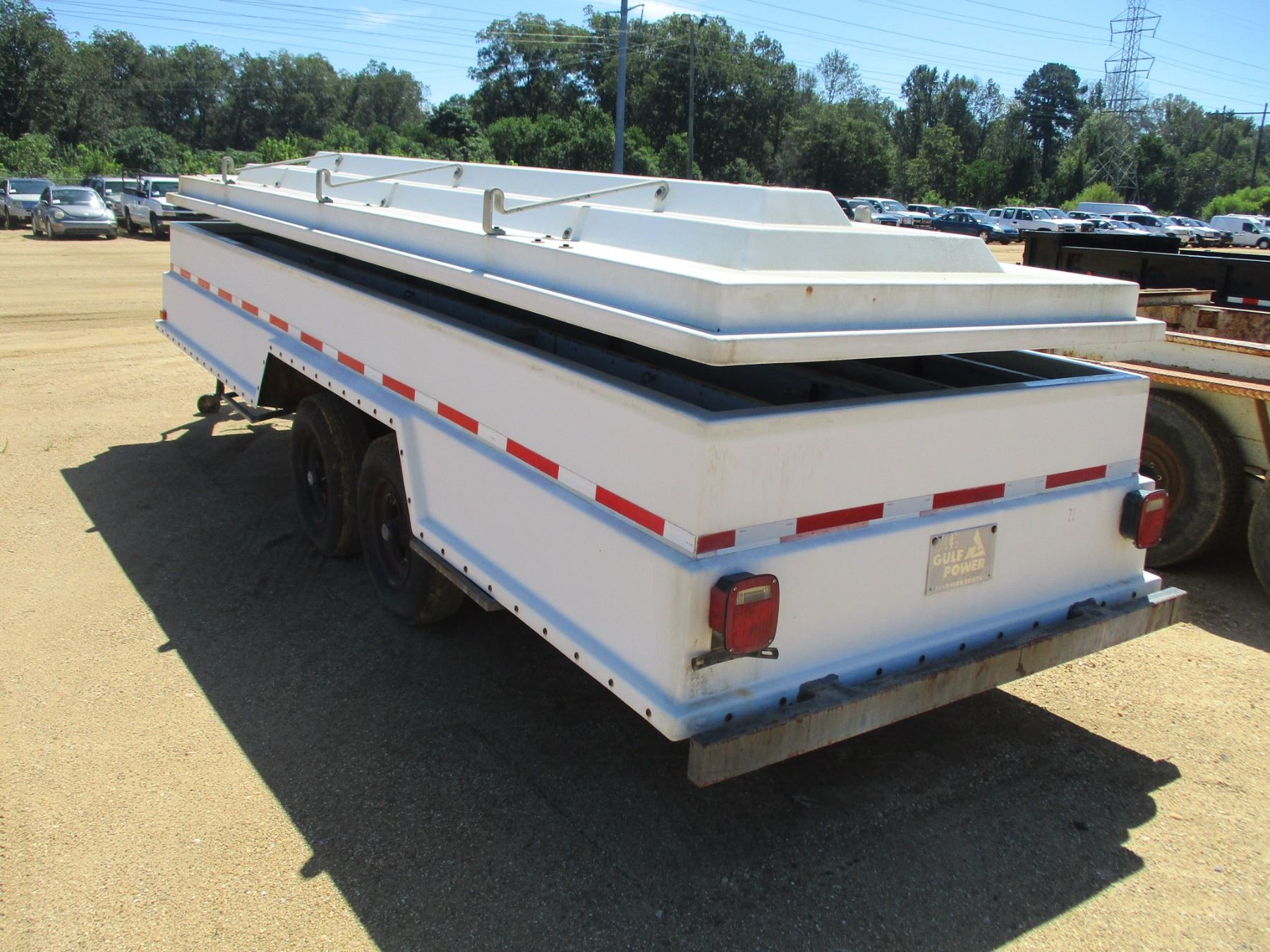 AB CHANCE HOT STICK TRAILER, VIN/SN1A9722201SC085548 6' X 18', T/A