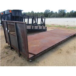 18' TRUCK FLAT BED, (A1)