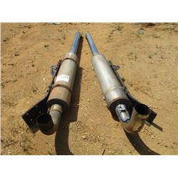 (2) MUFFLER & PIPES, FIT TRUCK TRACTOR (A1)