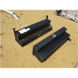 (2) SIDE MOUNT ALUMINUM TOOL BOXES (A1)