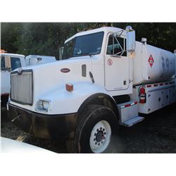 2001 PETERBILT 330 FUEL & LUBE TRUCK, VIN/SN:2NPNLD0X21M570144 - T/A, CAT 3126 DIESEL ENGINE, 8LL TR