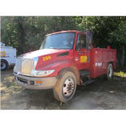 2007 INTERNATIONAL 4200 SERVICE TRUCK, VIN/SN:1HTMPAFM47H429802 - S/A, INT. VT365 DIESEL ENGINE, 6 S