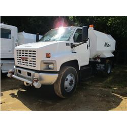 2006 GMC C7500 WATER TRUCK, VIN/SN:1GDM7C1C16F425980 - S/A, CAT DIESEL ENGINE, 6 SPEED TRANS, WATER 