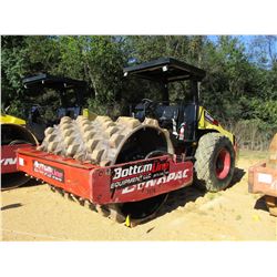 2014 DYNAPAC CA250 ROLLER, VIN/SN:10000108K0D007833 - VIBRATORY, 84" SMOOTH DRUM, PADFOOT SHELL KIT,