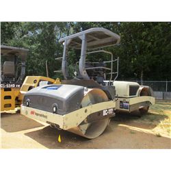 INGERSOLL RAND DD112HF ROLLER, VIN/SN:18852 - TANDEM, VIBRATORY, 78" SMOOTH DRUMS, WATER SYSTEM, CAN