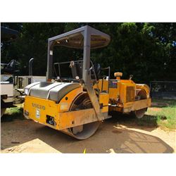 VOLVO DD90 HF ROLLER, VIN/SN:VCE00D90K0S275240 - TANDEM, 66" TANDEM DRUMS, VIBRATORY, CANOPY, METER 