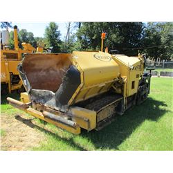 2015 WEILER P385 ASPHALT PAVER, VIN/SN:P385A-1573 - CRAWLER, 10' SCREED, METER READING 1,833 HOURS