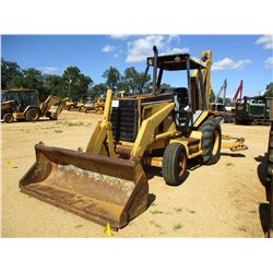 CAT 416B LOADER BACKHOE, VIN/SN:8SG12430 - BUCKET, CANOPY, METER READING 3,241 HOURS