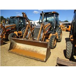 2012 CASE 580 SUPER N WT LOADER BACKHOE, VIN/SN:KCC567538 - 4X4, E-STICK, BUCKET, CAB, A/C, METER RE