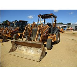 CASE 580 SUPER M LOADER BACKHOE, VIN/SN:426765 - BUCKET, CANOPY, METER READING 2,564 HOURS
