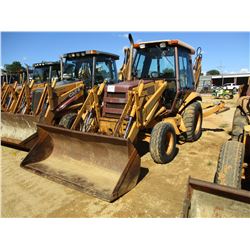 CASE 580K LOADER BACKHOE, VIN/SN:17422920 - E-STICK, BUCKET, CAB, A/C, METER READING 2,225 HOURS