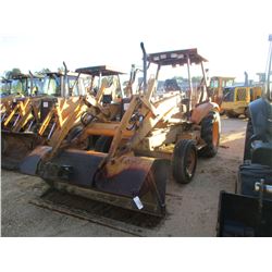 CASE 580 SUPER K LOADER BACKHOE, VIN/SN:JJG0172261 - BUCKET, CANOPY, METER READING 3,208 HOURS