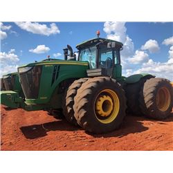 2013 JOHN DEERE 9560R FARM TRACTOR, VIN/SN:008328 - MFWD, FRONT C/W, CAB, A/C, GREENSTAR 3 TECHNOLOG