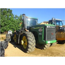 2005 JOHN DEERE 9520 SCRAPER TRACTOR, VIN/SN:031339 - MFWD, 4 HYD REMOTES, CAB, A/C, 710/70R42 DUAL 