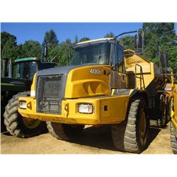 2005 JOHN DEERE 400D ARTICULATED DUMP, VIN/SN:201335 - TAILGATE, CAB, A/C, METER READING 16,267 HOUR
